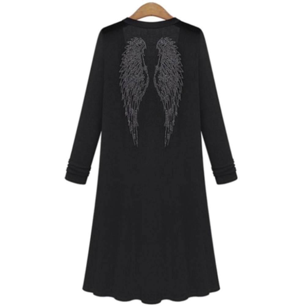 AMAZING sheer black ANGEL WINGS DUSTER! ✨